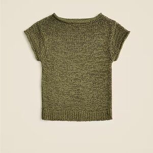 J Crew Montauk Tee, NWT, Frosty Olive Green